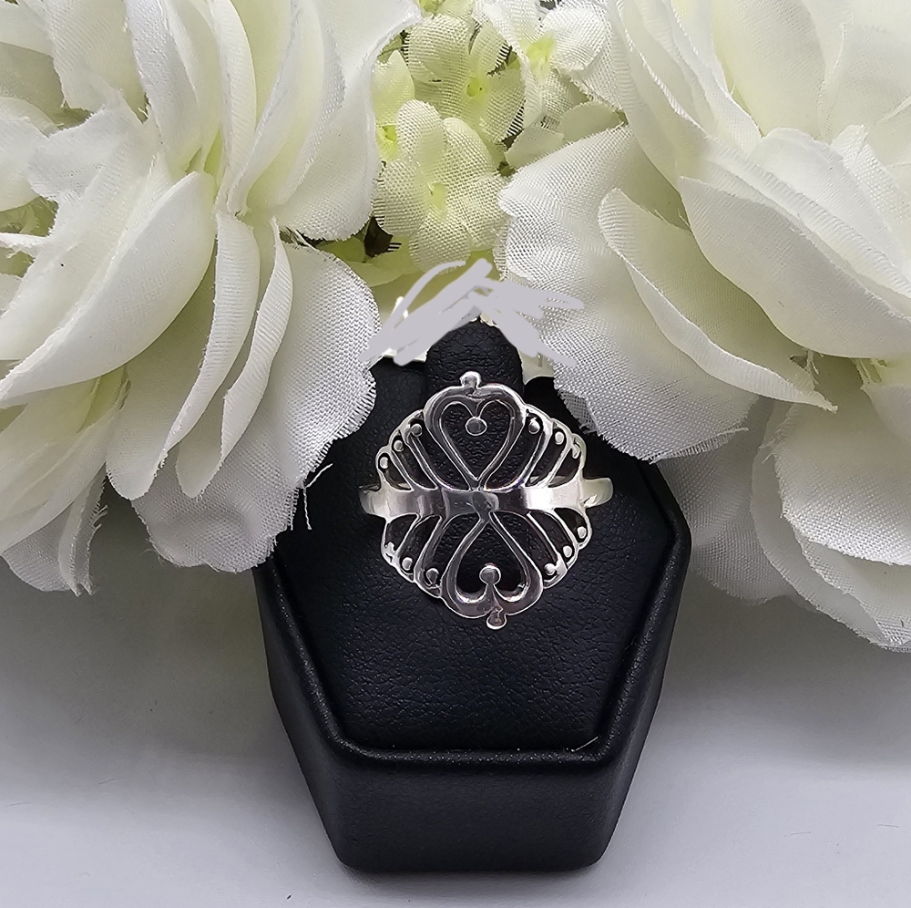 ♥️ TWIN HEARTS RING - Picture 7 of 7